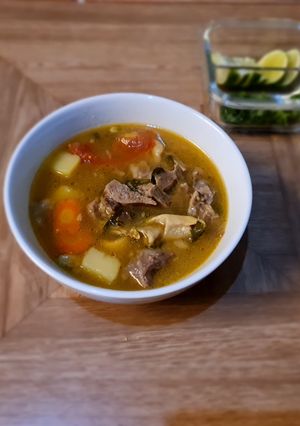 Foto resep Marak Lahma (Sup Kambing Khas Arab, Tanpa Santan)
