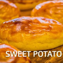 A picture of Soft and Smooth Japanese Sweet Potato Cakes.