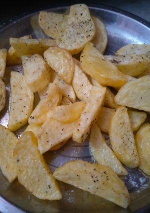 A picture of Aloo chaat.
