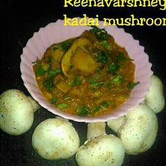 A picture of Kadai Mushrooms.