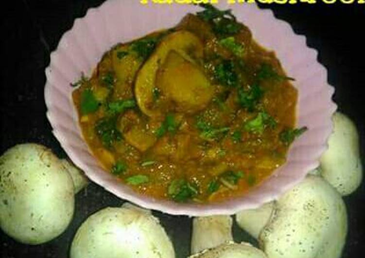 Recipe of Favorite Kadai Mushrooms