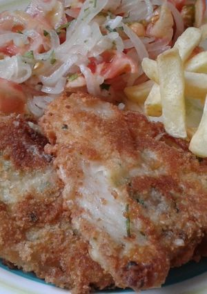 Una foto de Filetes de panga apanados (pangasius)