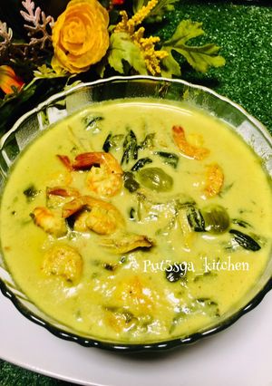 Foto resep Gulai daun singkong udang teri