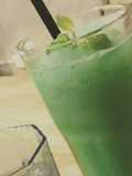 Green snow