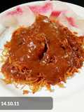 Mie Pecal Khas Medan (Mie Pecel)