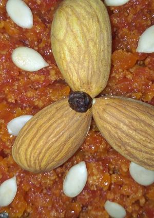 A picture of Gagrela Gager ka Halwa.