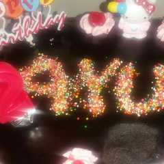 รูปของ Birthday cake cheese chocolate