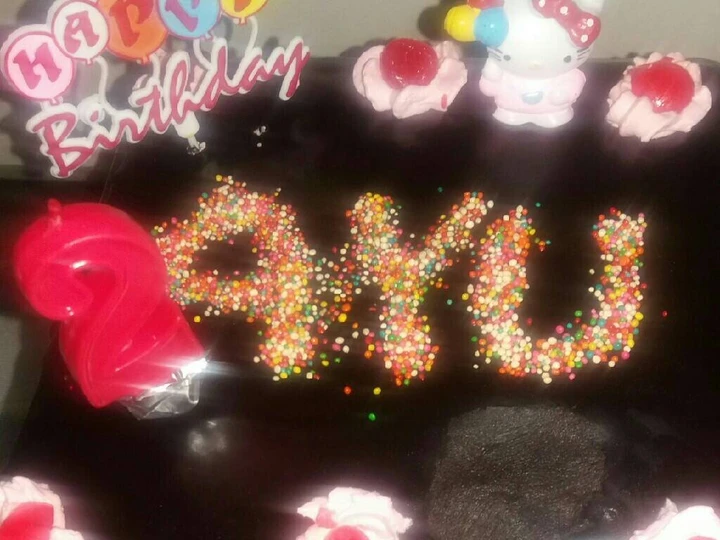 Langkah Mudah untuk Menyiapkan Resep  Birthday cake cheese chocolate yang Sempurna, Bikin Ketagihan