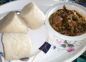 How to Recipe Perfect Okro Soup with Garri