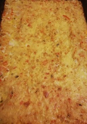 Una foto de Omelette de arroz al horno
