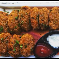 A picture of Chicken russian cutlet.