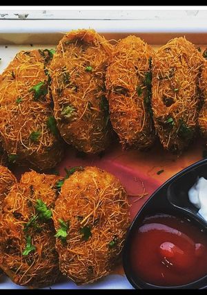A picture of Chicken russian cutlet.