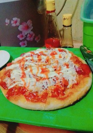 Foto resep Pizza megicom empuk 🍕🍹
