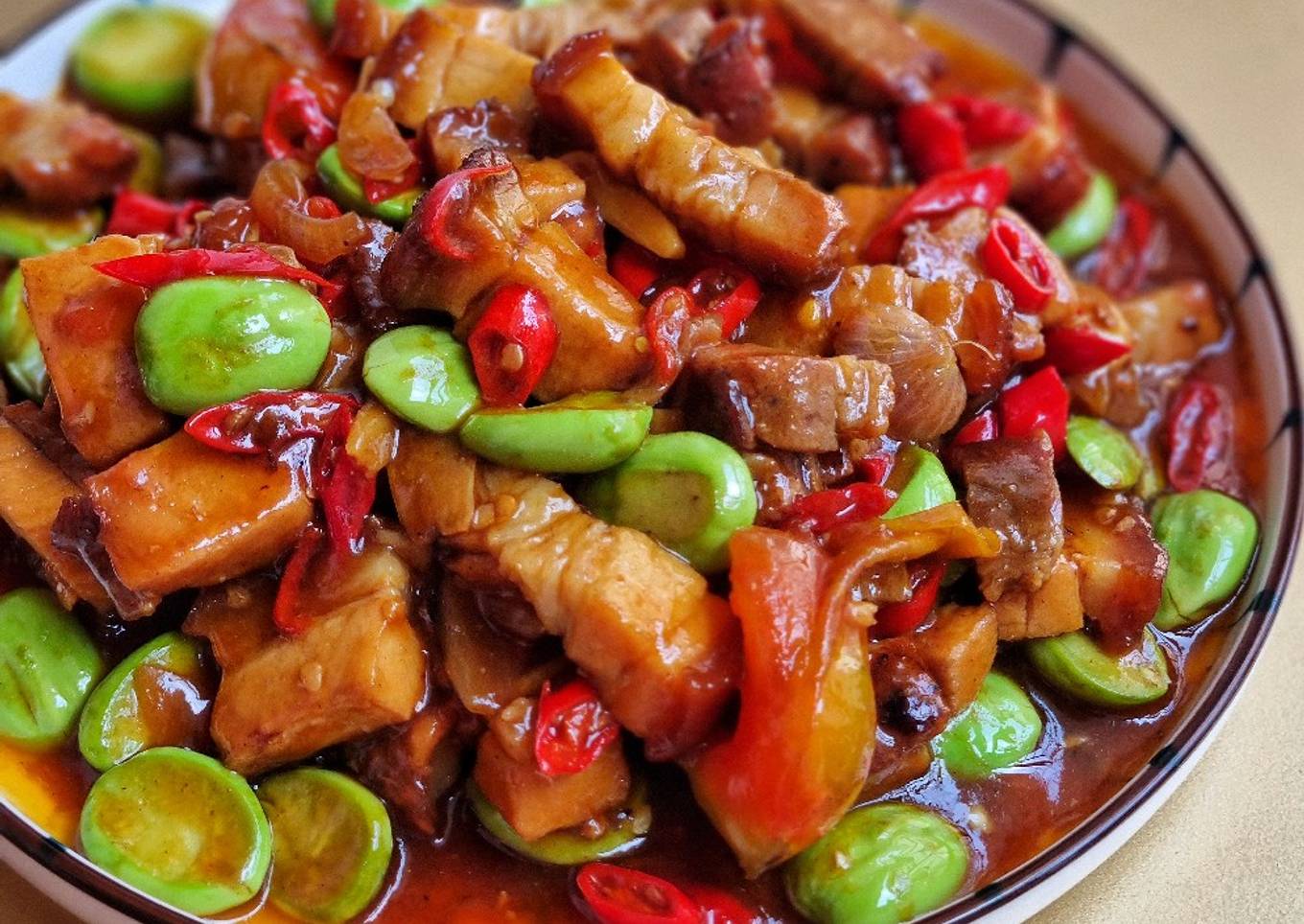 Tumis samcan petai
