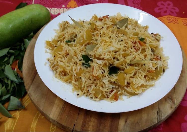 Recipe of Quick Bottle Gourd Pulao