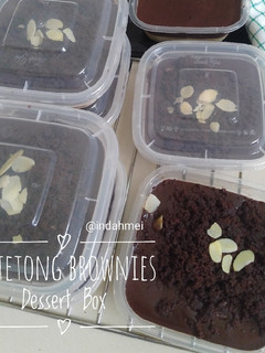 Foto resep Katetong Brownies Dessert Box