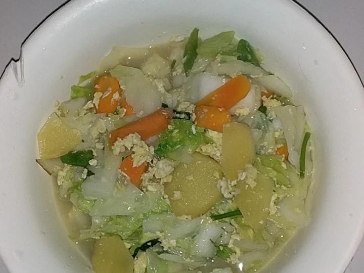 Langkah Gampang Membikin Resep Tumis sayur sawi putih campur yang Lezat Anti Ribet, Mantap Sekali