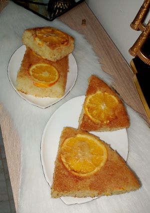 صورة لوصفة كيكة البرتقال🌹🍊