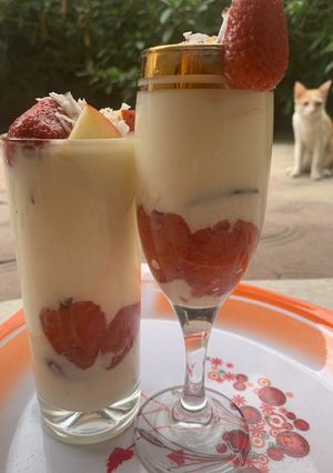 A picture of Strawberry smothie.