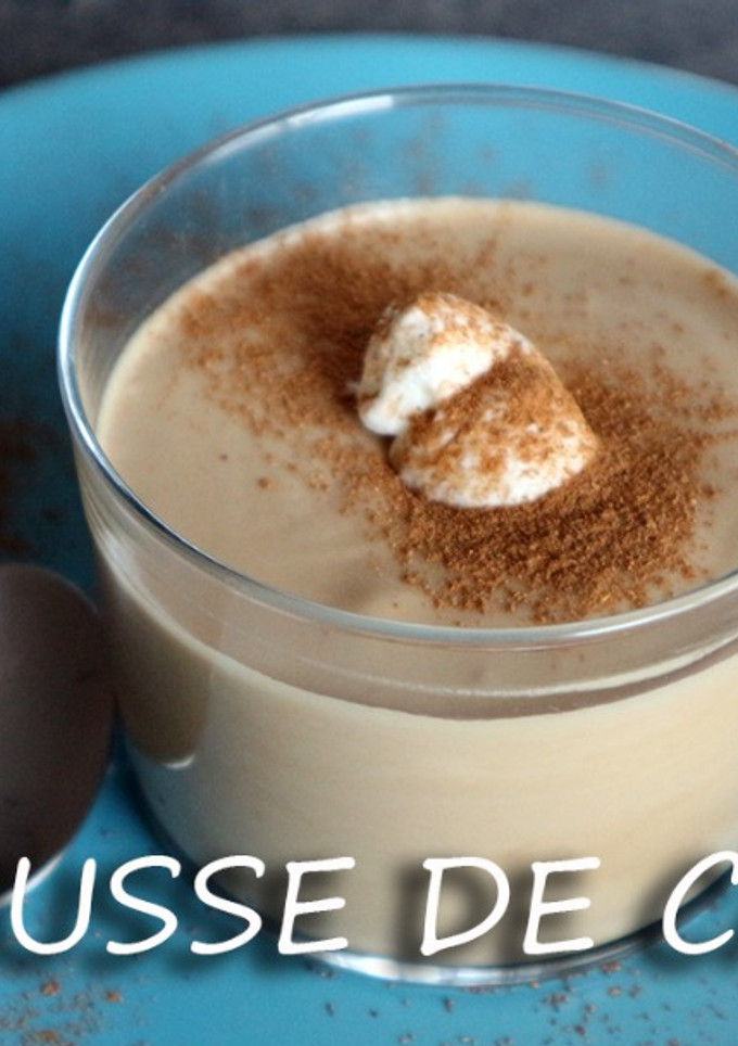 Una foto de Fácil mousse de café