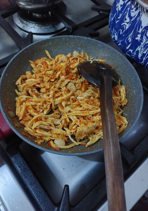 Foto resep Lauk cepat : tumis ayam suwir /ayam sisit bali