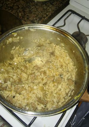 Una foto de Estofado de carne y arroz