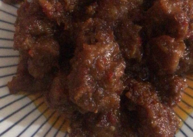 Oseng - oseng mercon daging sapi