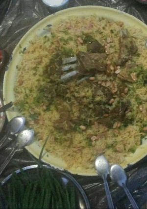 صورة لوصفة كبسة اللحم