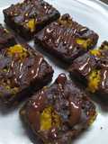Brownie de Crema  y Naranja