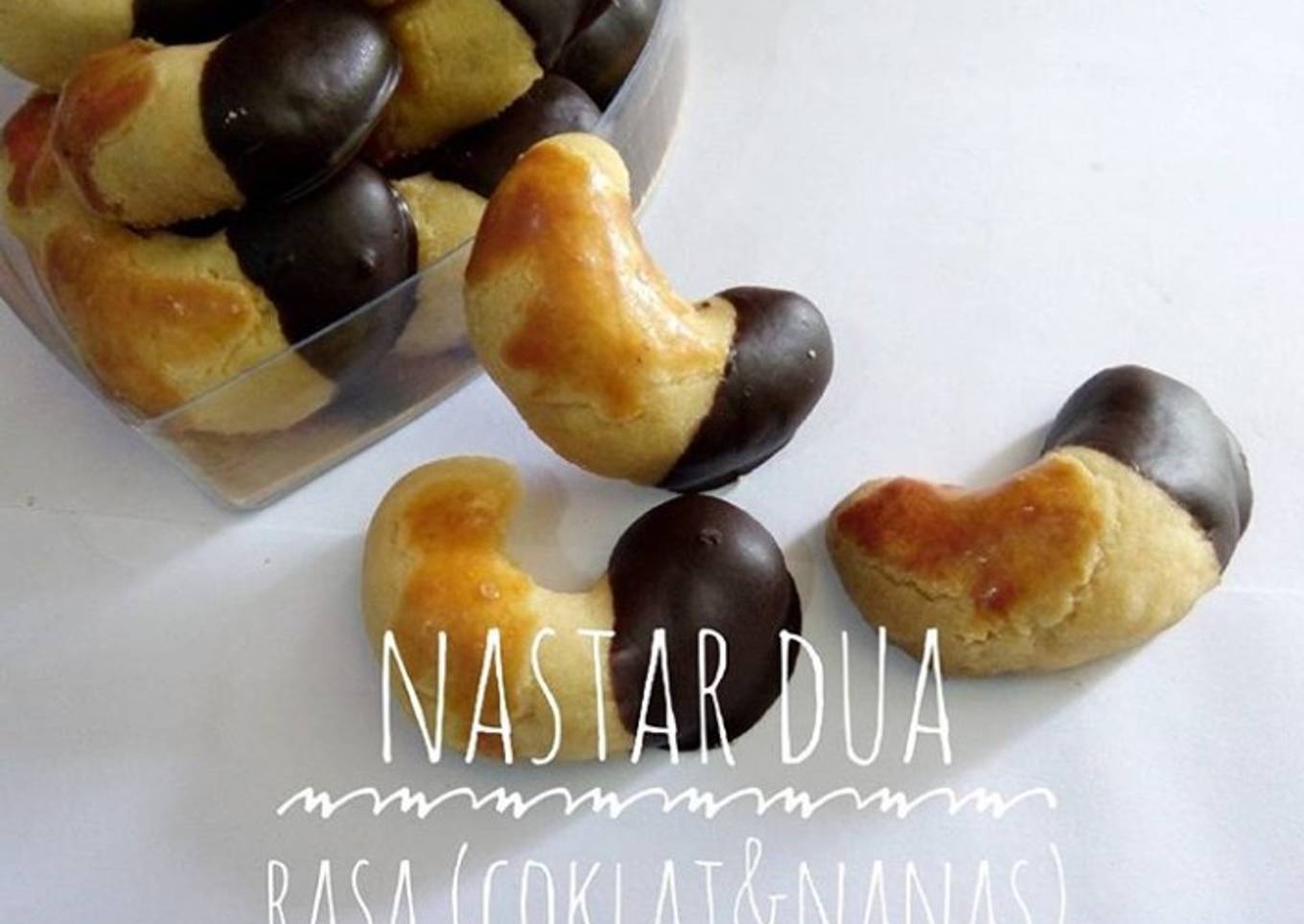 Nastar Dua rasa (bulan bulan Nastar)