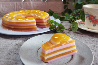 Cara Bikin Puding Mangga Lapis Susu Simpel