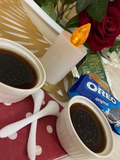 صورة لوصفة حلى كاسات الأوريو مع الكريمه 🍮