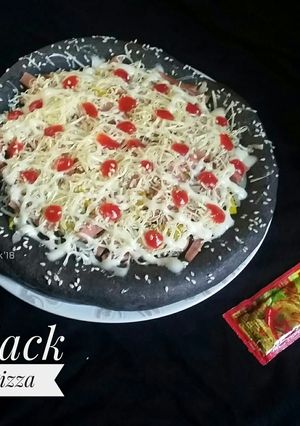 Foto resep Black pizza