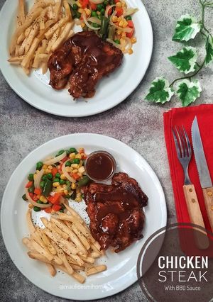 Foto resep Chicken Steak with BBQ Sauce