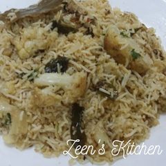 A picture of Gobi Pulao.