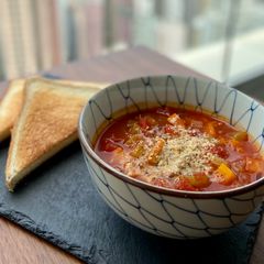 A picture of Minestrone Soup.