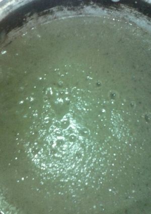 Una foto de Crema de berenjena
