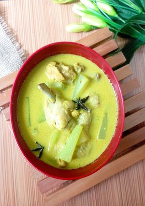 Foto resep Gulai Ayam Labu Siam