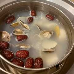 山藥紅棗蛤蜊湯（電鍋快速食補）-レシピのメイン写真