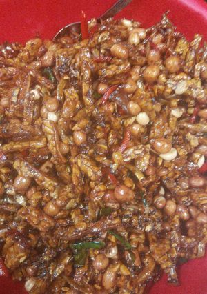 Foto resep Kering tempe, teri kacang
