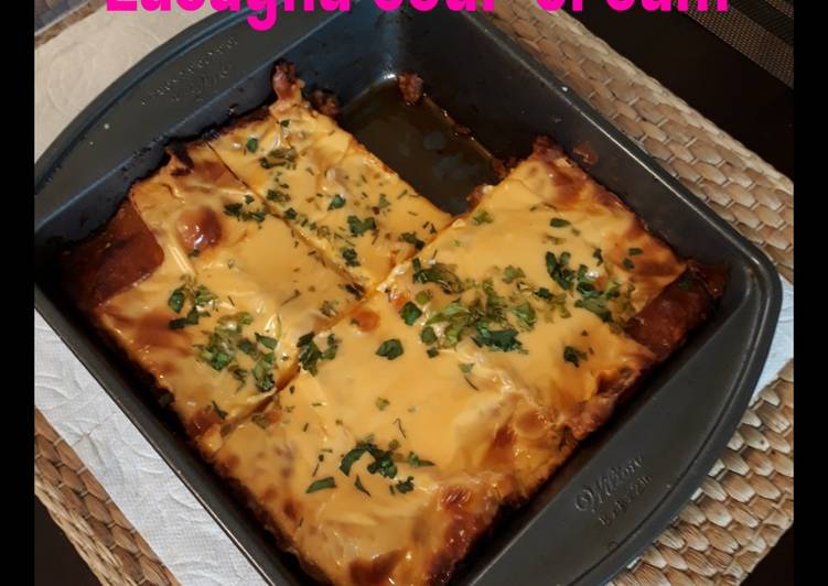Bagaimana Menyiapkan Lasagna Sour Cream, Enak
