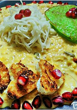 A picture of Tri-colour Rabri Chat.