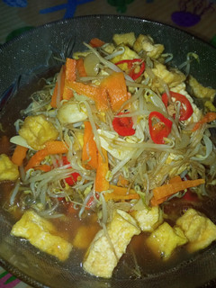 Foto resep Tumis Taoge Tahu Wortel