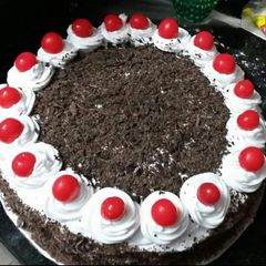 A picture of Whole wheat Black forest cake.
