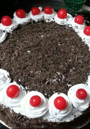 A picture of Whole wheat Black forest cake.