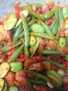 Foto resep Tumis buncis, pete + udang