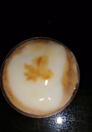 A picture of Homemade macchiato.