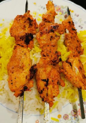 عکسی از دستور جوجه کباب خانگی لیلا پز 😊😊😊