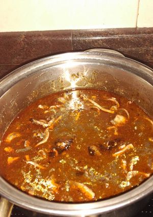 Una foto de Calamares en su tinta