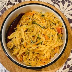 A picture of Tomato Vermicelli Upma.